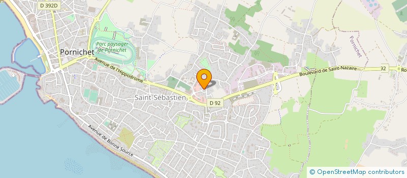 localisation de l'entreprise SARL DC PATISSERIE  PORNICHET