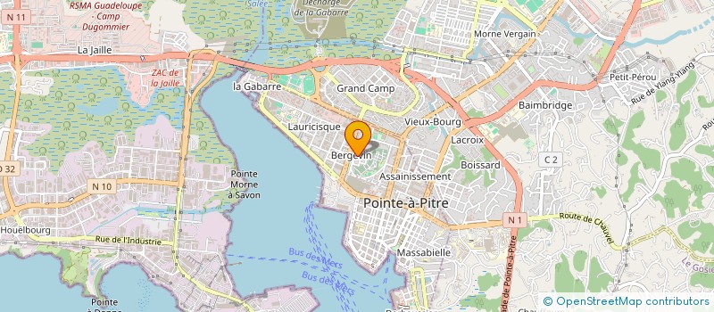 localisation de l'entreprise SARL DCAR à POINTE-A-PITRE