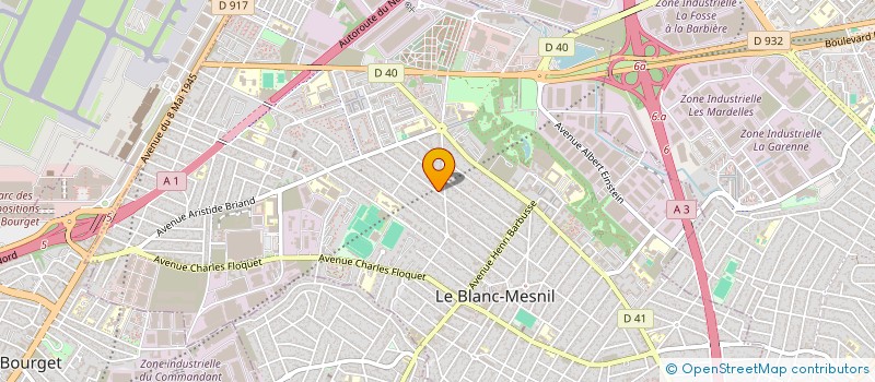 localisation de l'entreprise SARL DDP à LE BLANC-MESNIL
