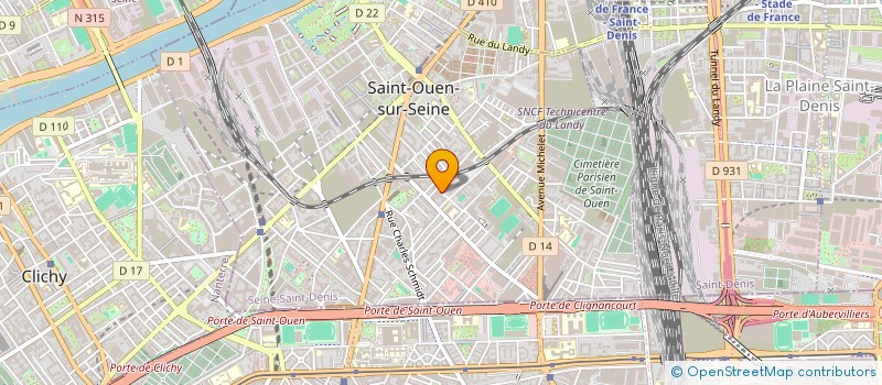localisation de l'entreprise SARL DDP2 à SAINT-OUEN-SUR-SEINE