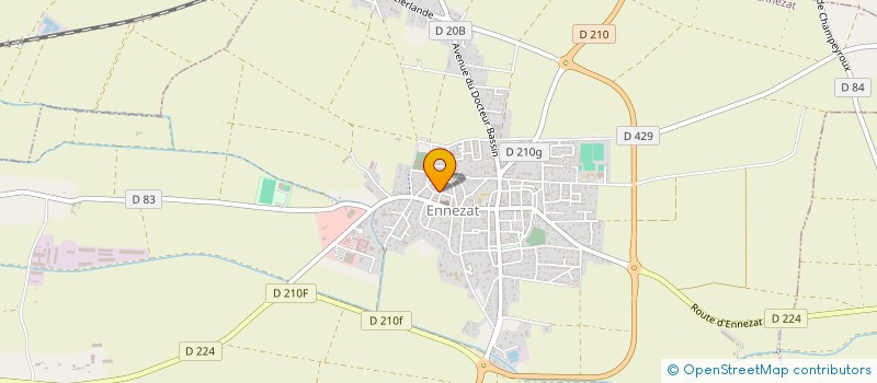 localisation de l'entreprise SARL DDS BATIMENT  ENNEZAT