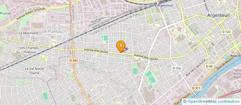 localisation de l'entreprise SARL DE ALMEIDA SEIXAS ET FILS  ARGENTEUIL