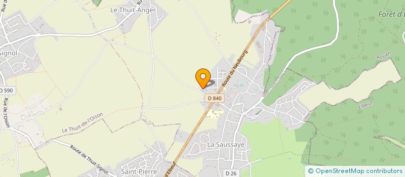 localisation de l'entreprise SARL DE ARAUJO à LE THUIT DE L'OISON