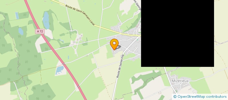 localisation de l'entreprise SARL DE ARAUJO LUDOVIC  NERVIEUX