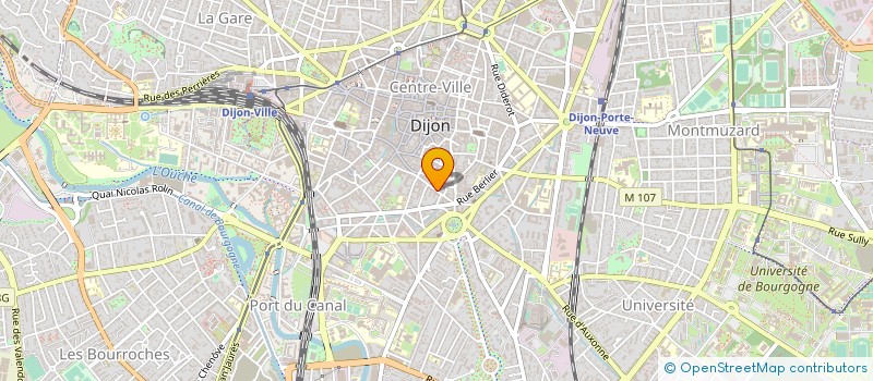 localisation de l'entreprise SARL DE BAR GESTION PRIVEE  DIJON