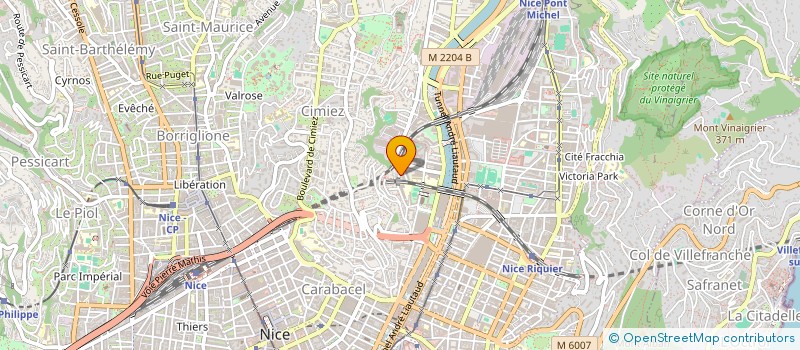 localisation de l'entreprise SARL DE BARROS  NICE