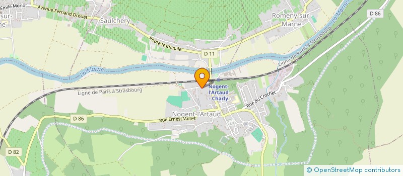 localisation de l'entreprise SARL DE BEAUREPAIRE à CHARLY-SUR-MARNE