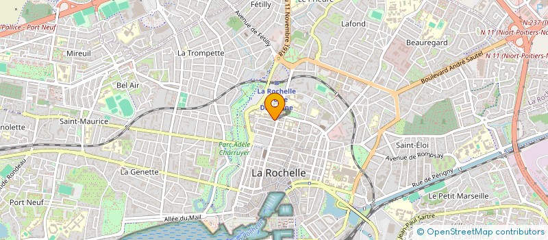 localisation de l'entreprise SARL DE BEE PROUTEAU à LA ROCHELLE