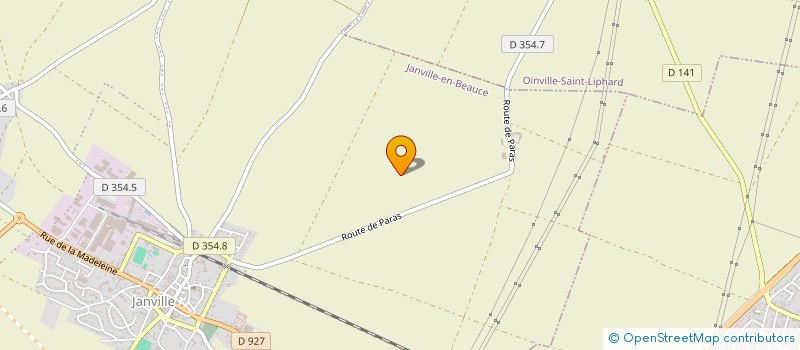localisation de l'entreprise SARL DE BELLEVUE à JANVILLE-EN-BEAUCE
