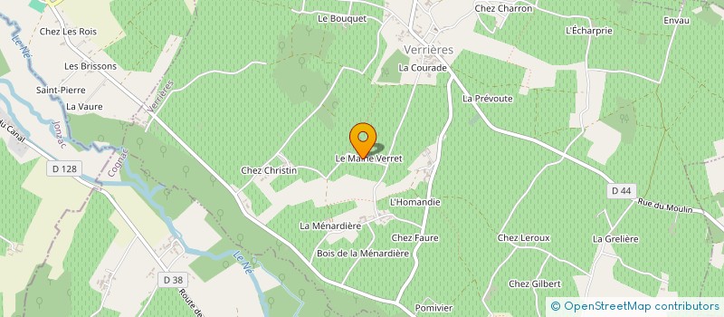 localisation de l'entreprise SARL DE BIBARDIES à VERRIERES