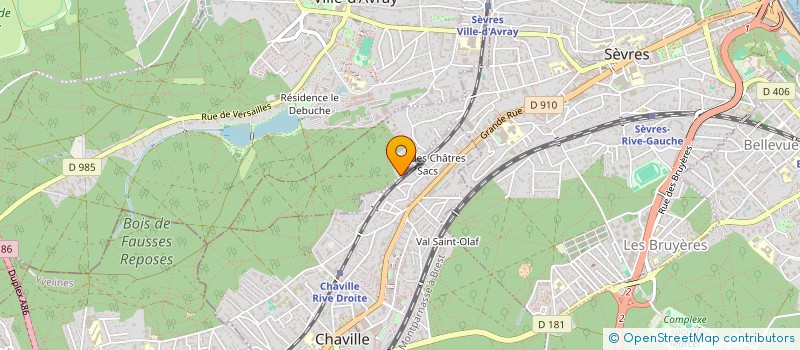 localisation de l'entreprise SARL DE BUE à SEVRES