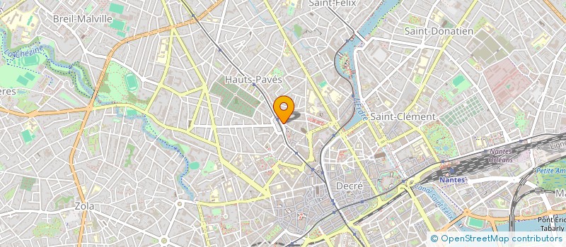 localisation de l'entreprise SARL DE BUS à NANTES