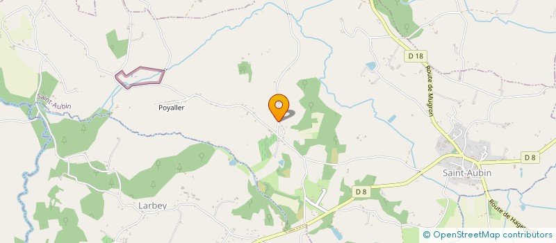 localisation de l'entreprise SARL DE CABALE  SAINT-AUBIN