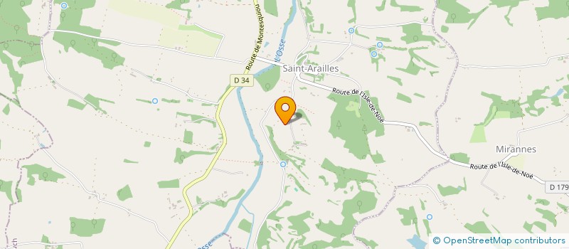 localisation de l'entreprise SARL DE CATINAT  MIRANNES