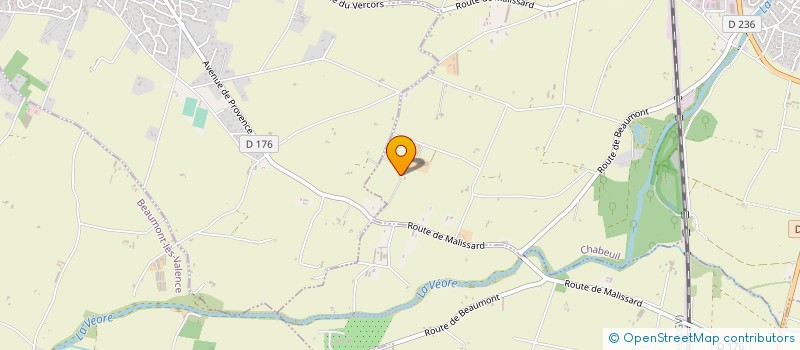localisation de l'entreprise SARL DE CHAMBON à CHABEUIL