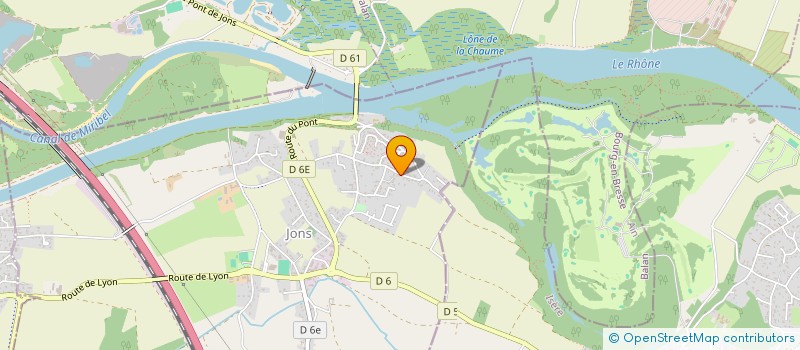 localisation de l'entreprise SARL DE CHANTENOY  JONS