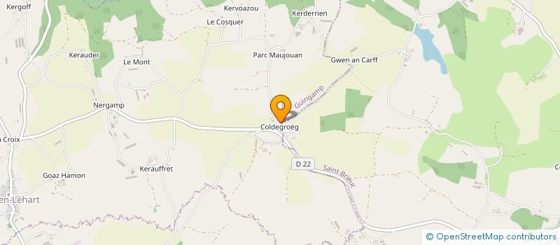 localisation de l'entreprise SARL DE COLDOREC à SENVEN-LEHART
