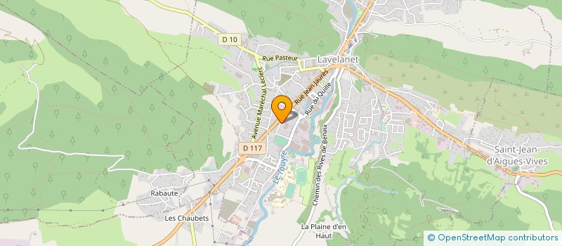 localisation de l'entreprise SARL DE DIOS FRERES à LAVELANET