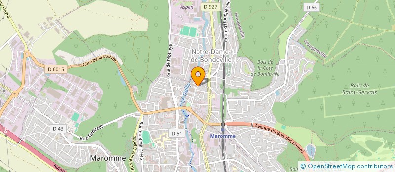 localisation de l'entreprise SARL DE DOV  MAROMME