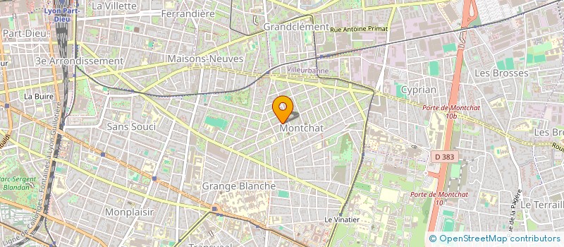 localisation de l'entreprise SARL DE FAMILLE 2DHJP  LYON