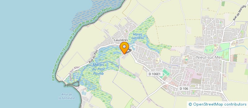 localisation de l'entreprise SARL DE FAMILLE A NOUS 6  NIEUL-SUR-MER