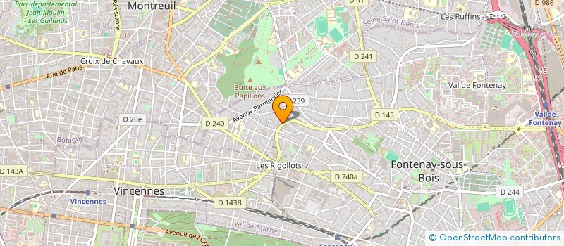 localisation de l'entreprise SARL DE FAMILLE ACG  FONTENAY-SOUS-BOIS