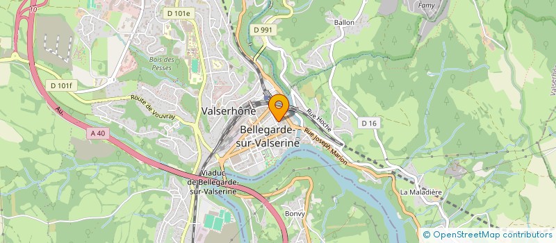 localisation de l'entreprise SARL DE FAMILLE AFLC à VALSERHONE