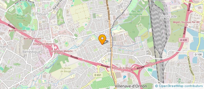 localisation de l'entreprise SARL DE FAMILLE BOUFFET CLEMENT à VILLENAVE-D'ORNON