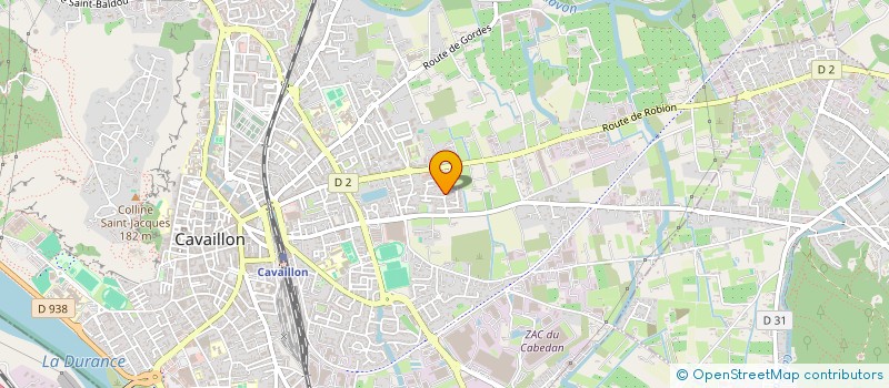 localisation de l'entreprise SARL DE FAMILLE CADORE  CAVAILLON