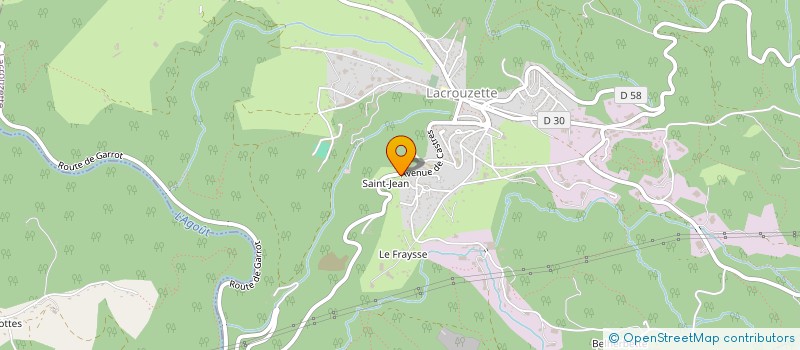 localisation de l'entreprise SARL DE FAMILLE DA  LACROUZETTE