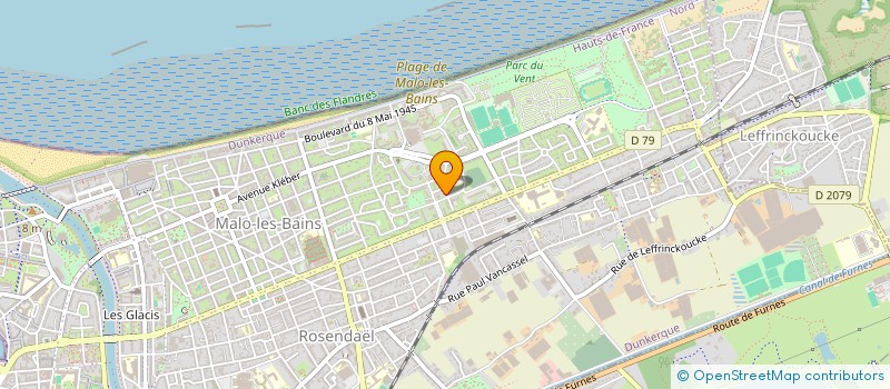 localisation de l'entreprise SARL DE FAMILLE DELPHINE ET PHILIPPE LE CAP à DUNKERQUE