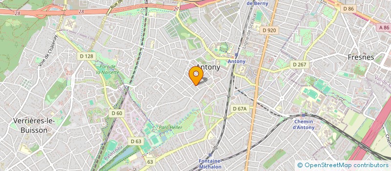 localisation de l'entreprise SARL DE FAMILLE DESIRE IMMO à ANTONY