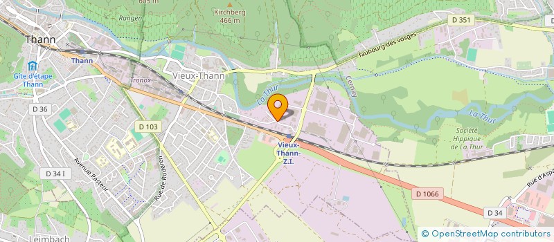 localisation de l'entreprise SARL DE FAMILLE FLORIVALIN  VIEUX-THANN