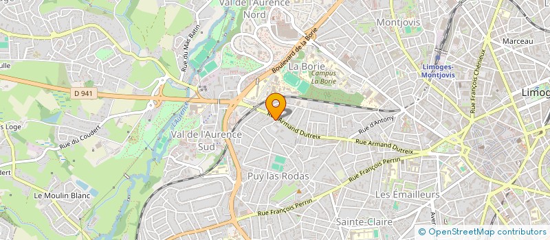 localisation de l'entreprise SARL DE FAMILLE GADAUD  NEXON