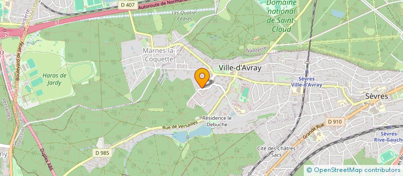 localisation de l'entreprise SARL DE FAMILLE GENIN & FILS  VILLE-D'AVRAY