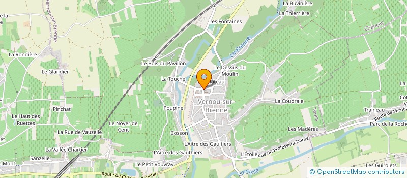 localisation de l'entreprise SARL DE FAMILLE GRANGE à VERNOU-SUR-BRENNE