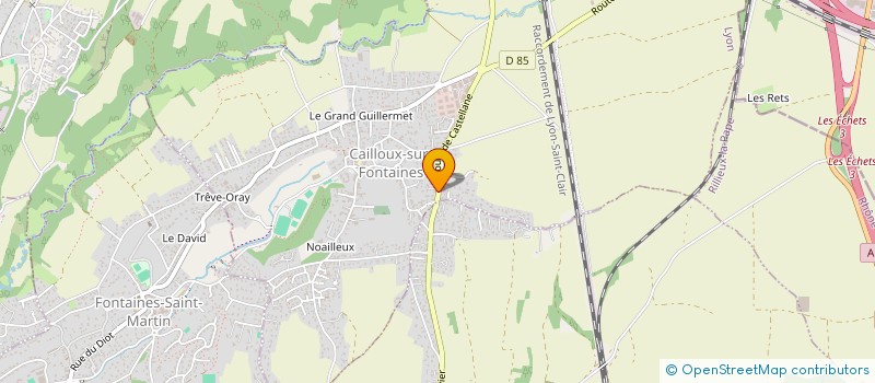 localisation de l'entreprise SARL DE FAMILLE HUGAN  CAILLOUX-SUR-FONTAINES