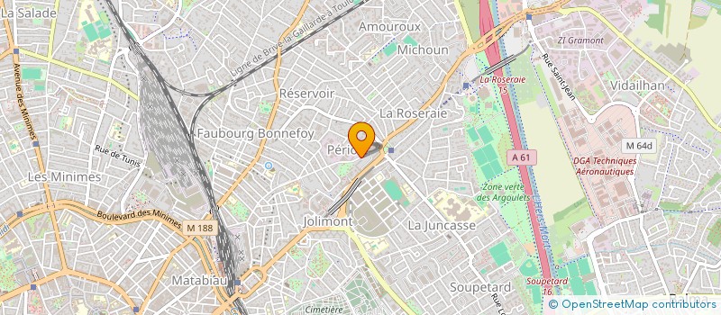 localisation de l'entreprise SARL DE FAMILLE JASMIN à TOULOUSE