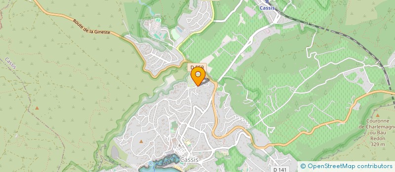 localisation de l'entreprise SARL DE FAMILLE LA BELLE ETOILE à CASSIS