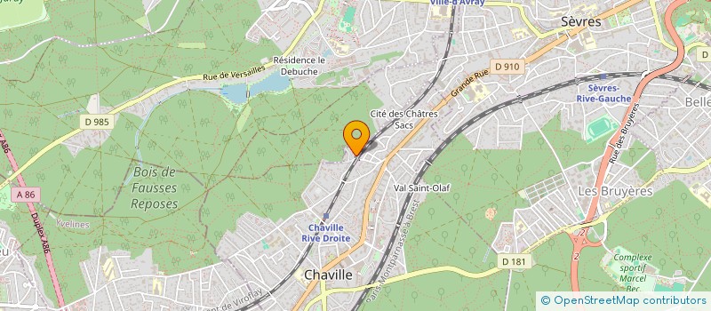 localisation de l'entreprise SARL DE FAMILLE MARMOVAL à CHAVILLE