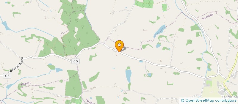 localisation de l'entreprise SARL DE FAMILLE METAIS BAUD  TERRAUBE