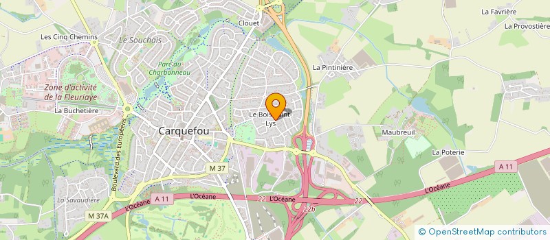 localisation de l'entreprise SARL DE FAMILLE MIMALR  CARQUEFOU