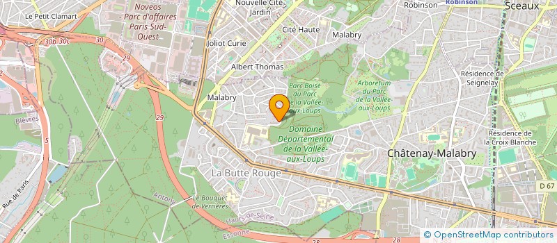 localisation de l'entreprise SARL DE FAMILLE MINDAS92  CHATENAY-MALABRY