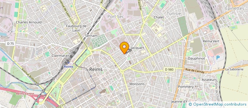 localisation de l'entreprise SARL DE FAMILLE MONSI  REIMS