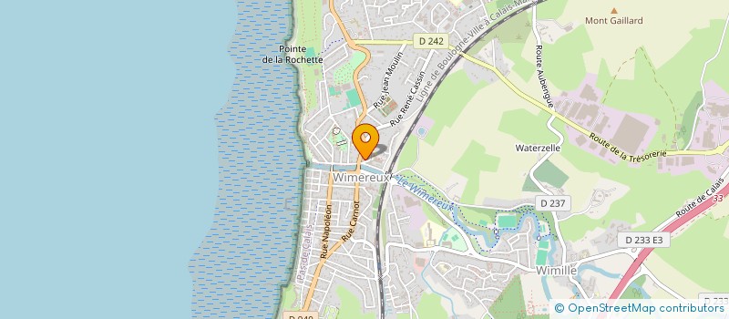 localisation de l'entreprise SARL DE FAMILLE NANOETHO  WIMEREUX