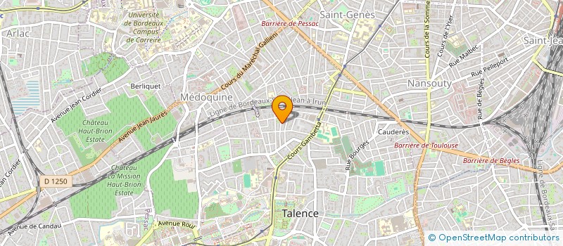 localisation de l'entreprise SARL DE FAMILLE NASH DOM 5  TALENCE