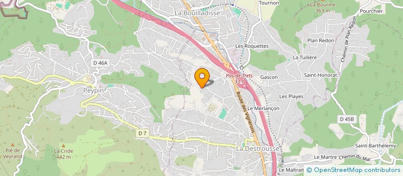 localisation de l'entreprise SARL DE FAMILLE PHENIX  LA DESTROUSSE