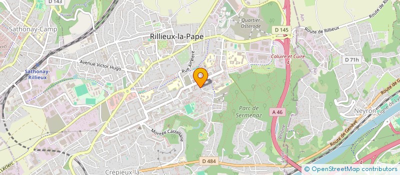 localisation de l'entreprise SARL DE FAMILLE RAJALAKHSMI  RILLIEUX-LA-PAPE