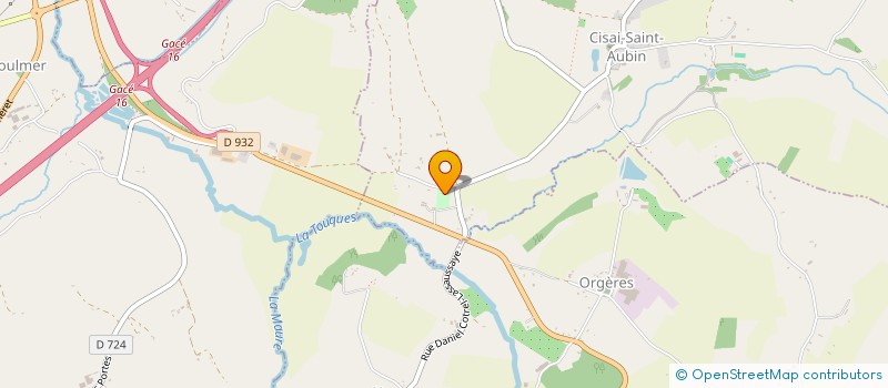 localisation de l'entreprise SARL DE FAMILLE RENOUX à CISAI-SAINT-AUBIN