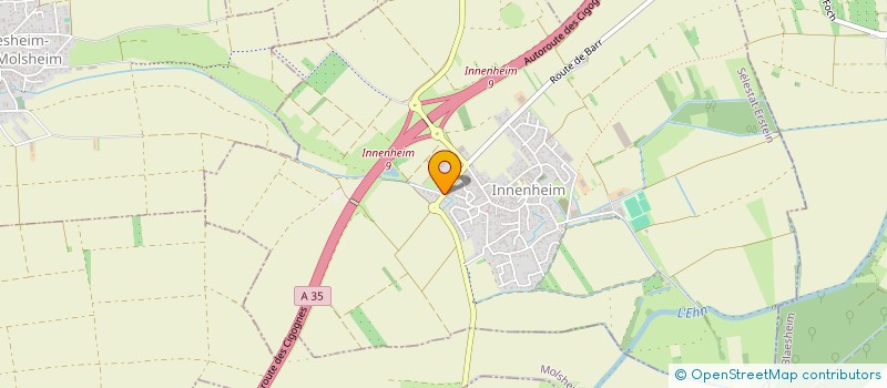 localisation de l'entreprise SARL DE FAMILLE RVS  INNENHEIM